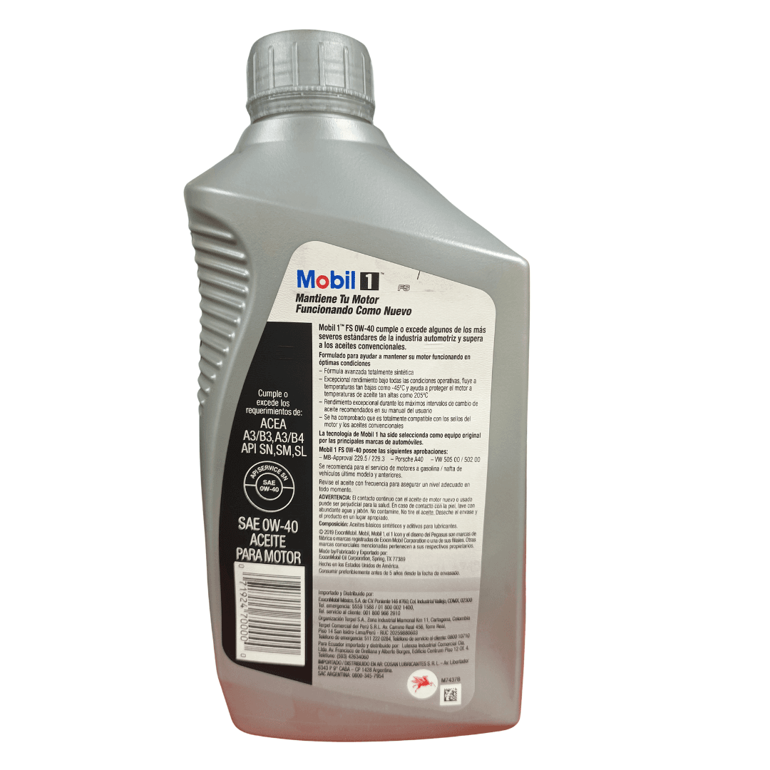 Mobil Sintético Avanzado 0W-40